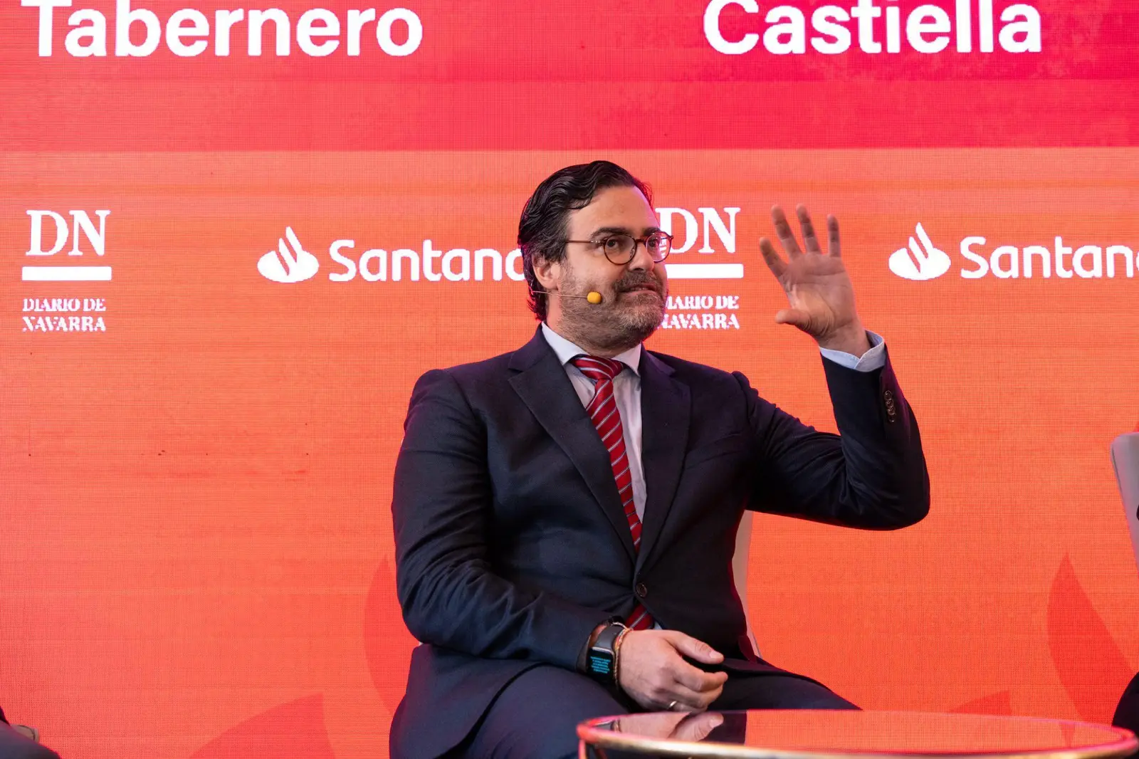 Joaquín Castiella durante su intervención en el Foro Santander
