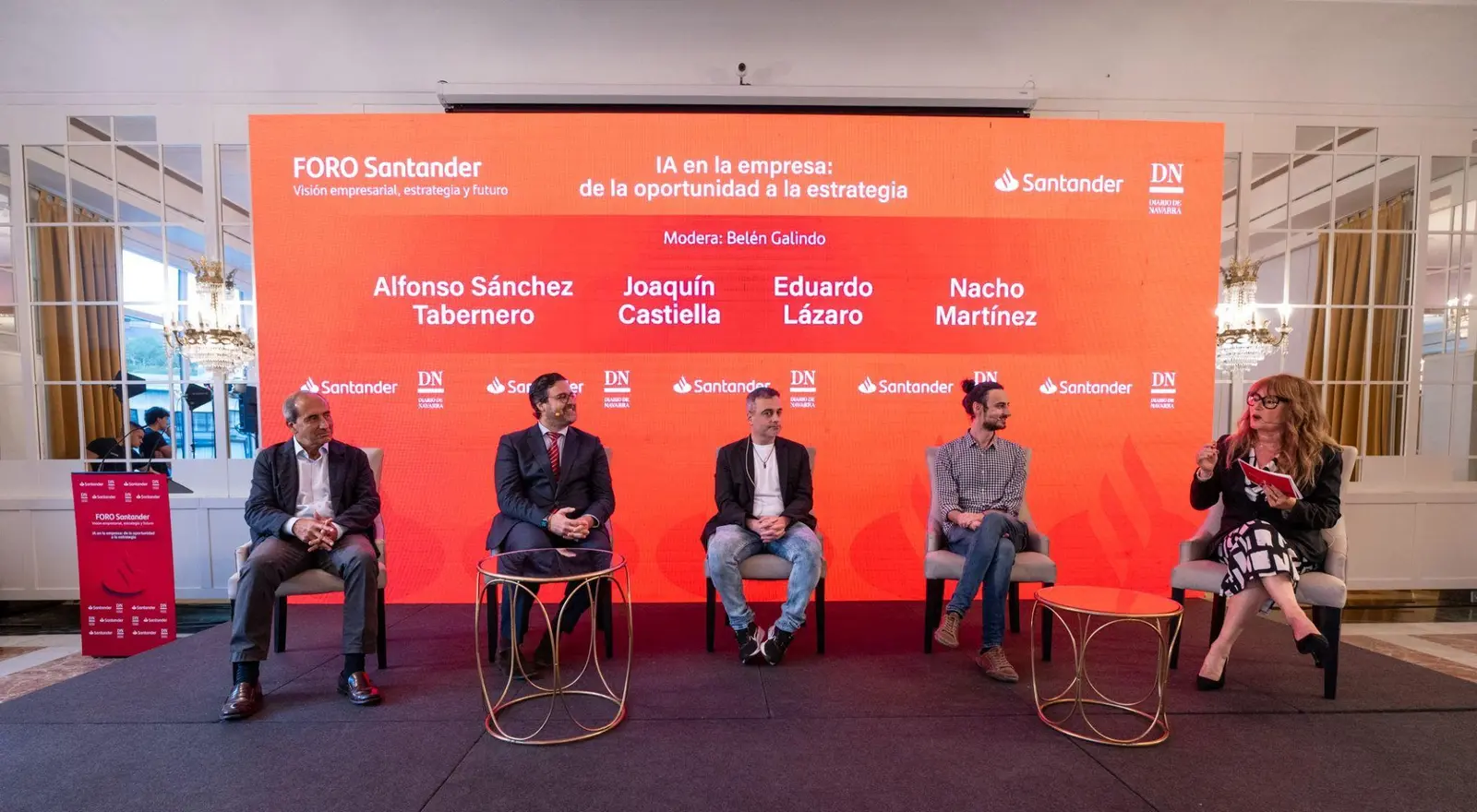 Mesa redonda del Foro Santander “IA en la empresa: de la oportunidad a la estrategia”