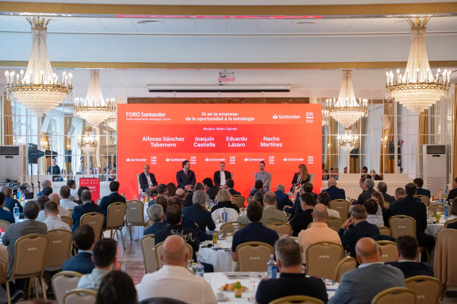 Asistentes al Foro Santander “IA en la empresa: de la oportunidad a la estrategia”